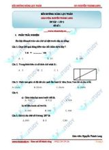 Bộ đề kiểm tra học kì II Toán lớp 2 - Nguyễn Thành Long